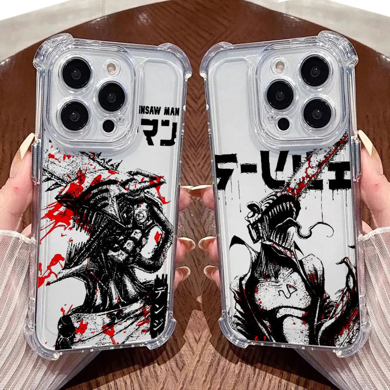 Chainsaw Man Clear Case iPhone