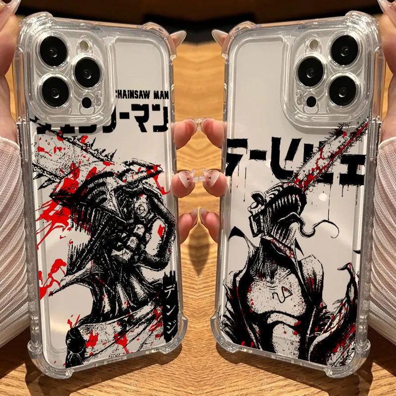 Chainsaw Man Clear Case iPhone