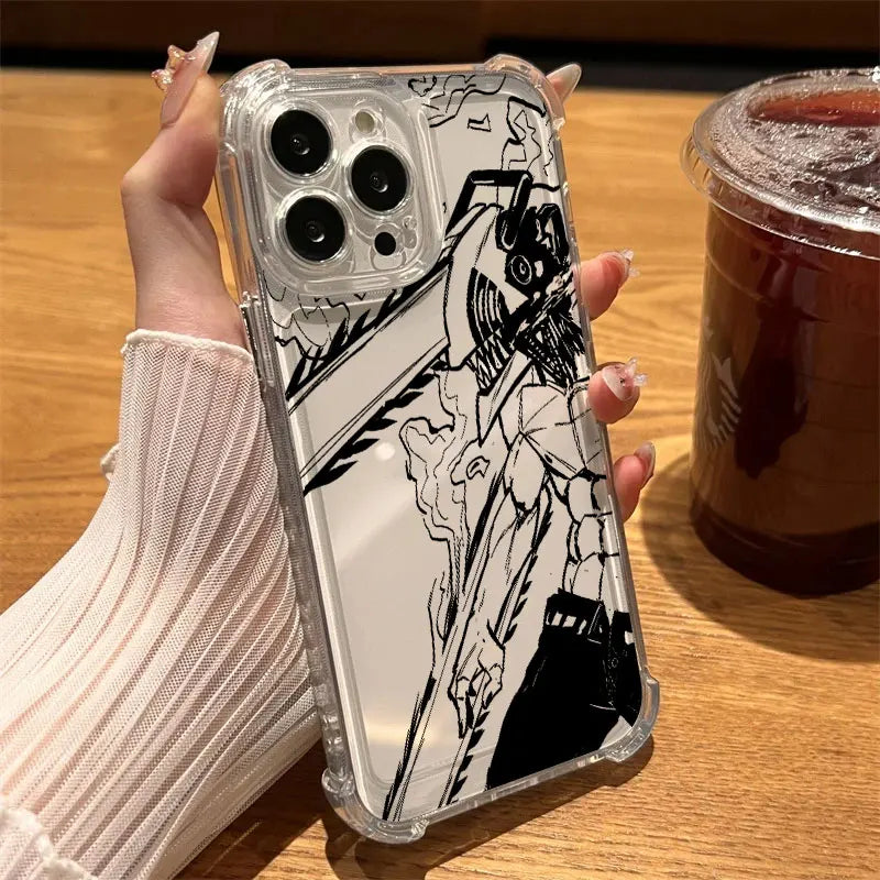 Chainsaw Man Clear Case iPhone