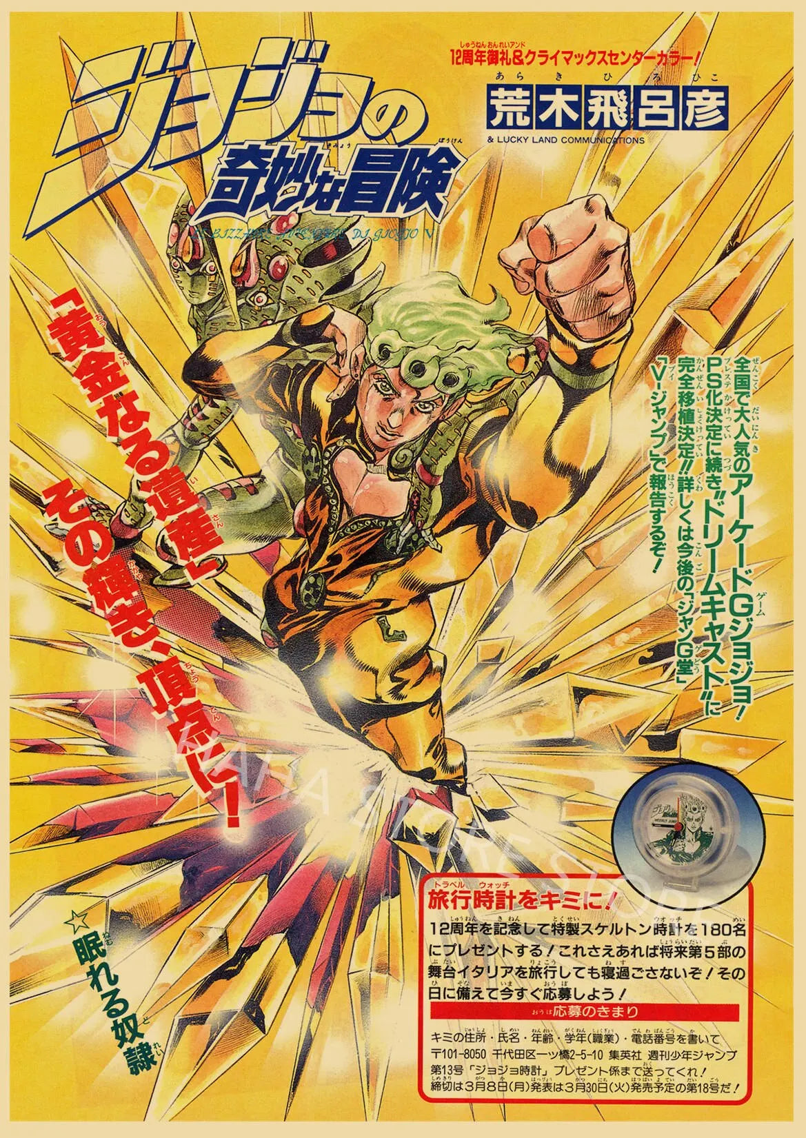 JoJos Bizarre Adventure Retro Posters
