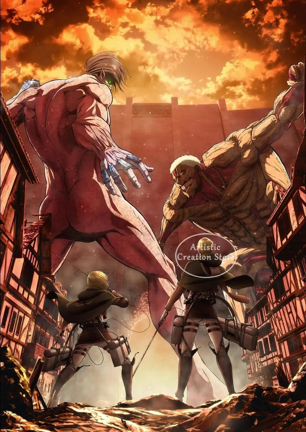 Attack on Titan Canvas Posters