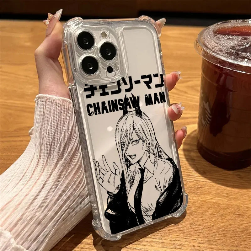Chainsaw Man Clear Case iPhone