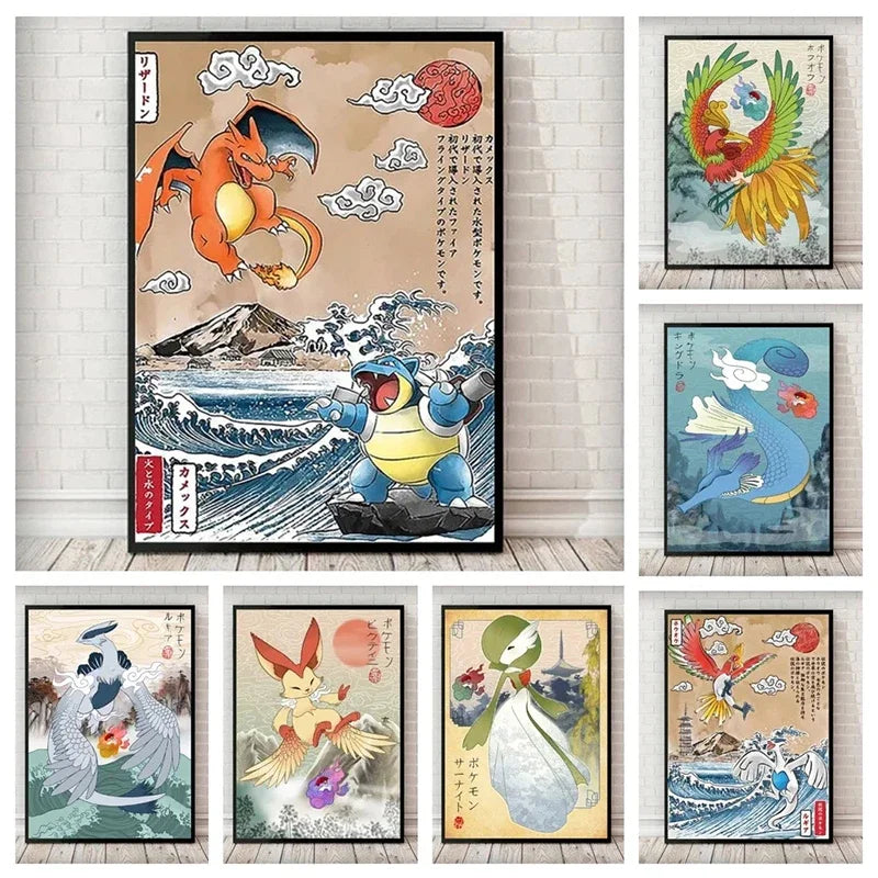 Pokemon Japanese Posters