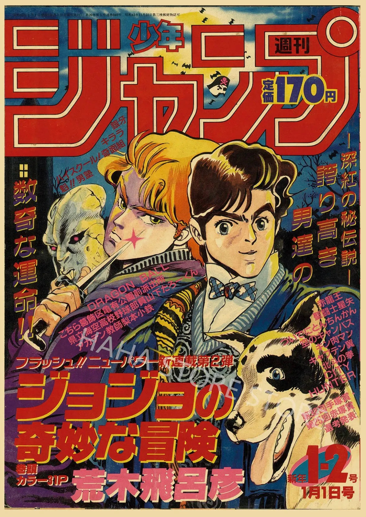 JoJos Bizarre Adventure Retro Posters