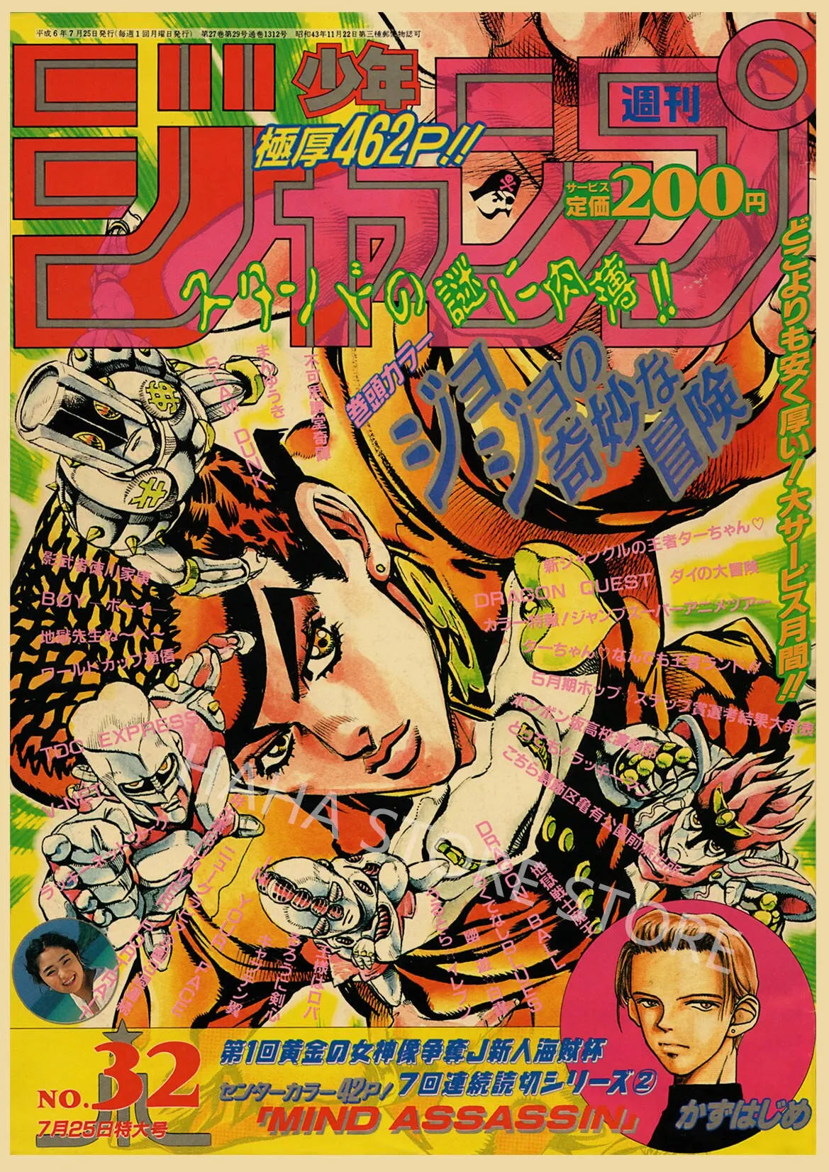 JoJos Bizarre Adventure Retro Posters