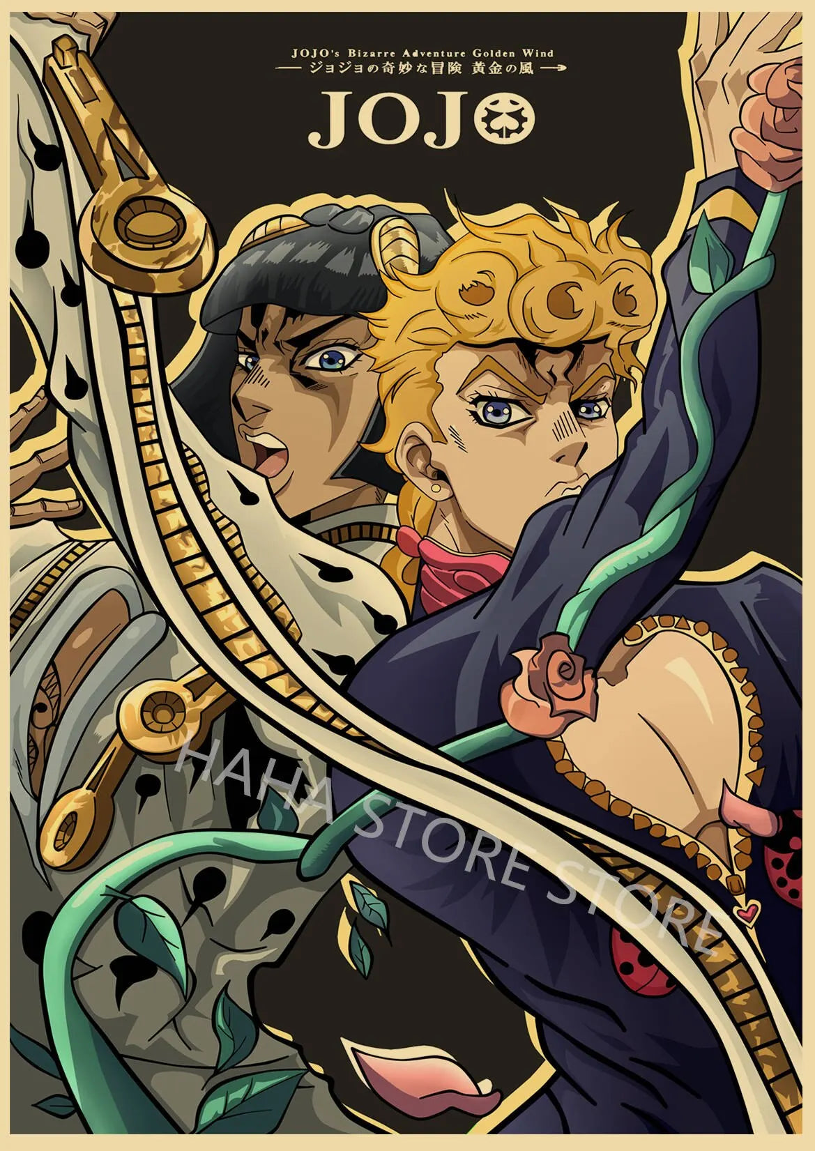 JoJos Bizarre Adventure Retro Posters