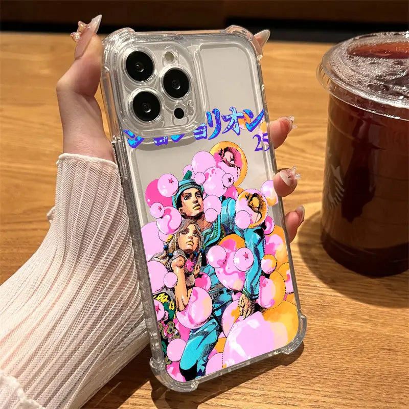 JoJos Bizarres Adventures Clear Case iPhone
