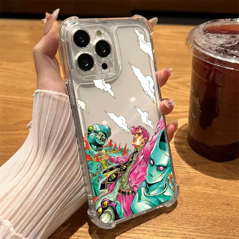 JoJos Bizarres Adventures Clear Case iPhone