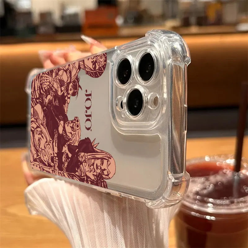 JoJos Bizarres Adventures Clear Case iPhone