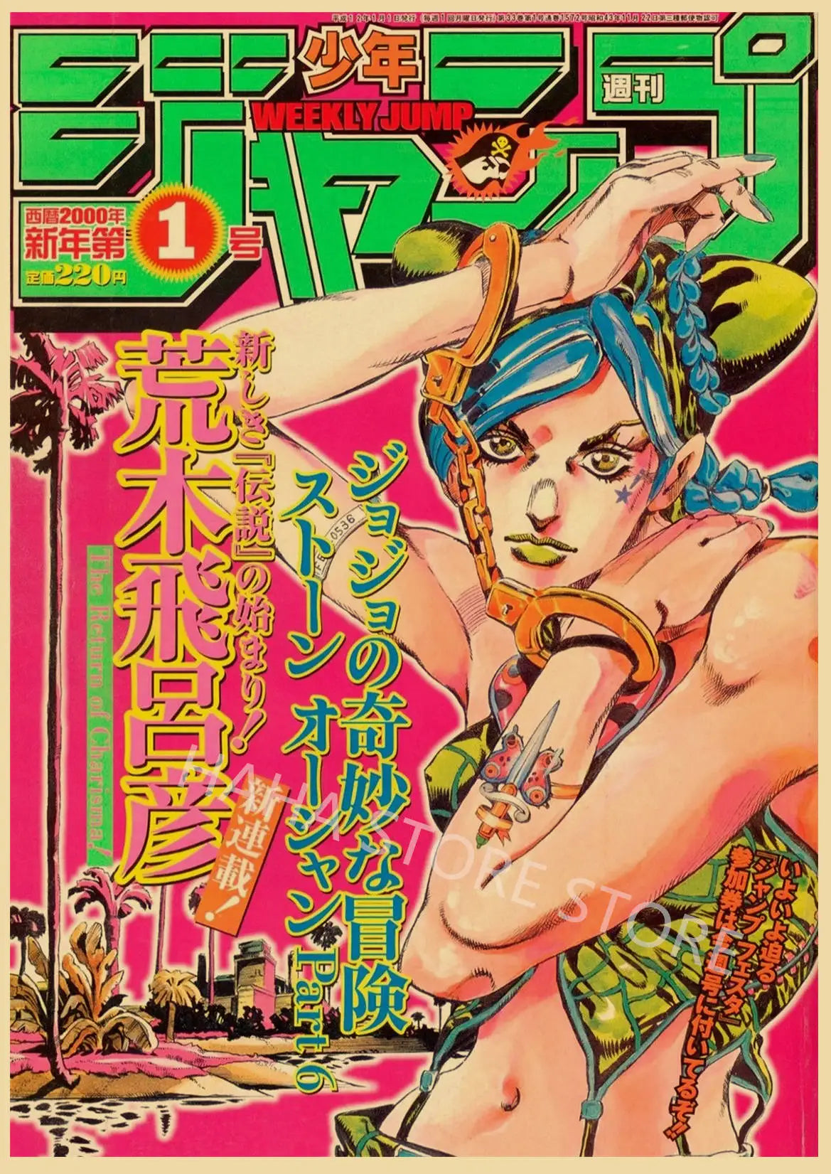 JoJos Bizarre Adventure Retro Posters