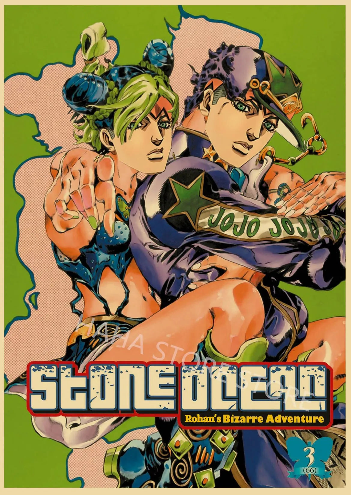 JoJos Bizarre Adventure Retro Posters