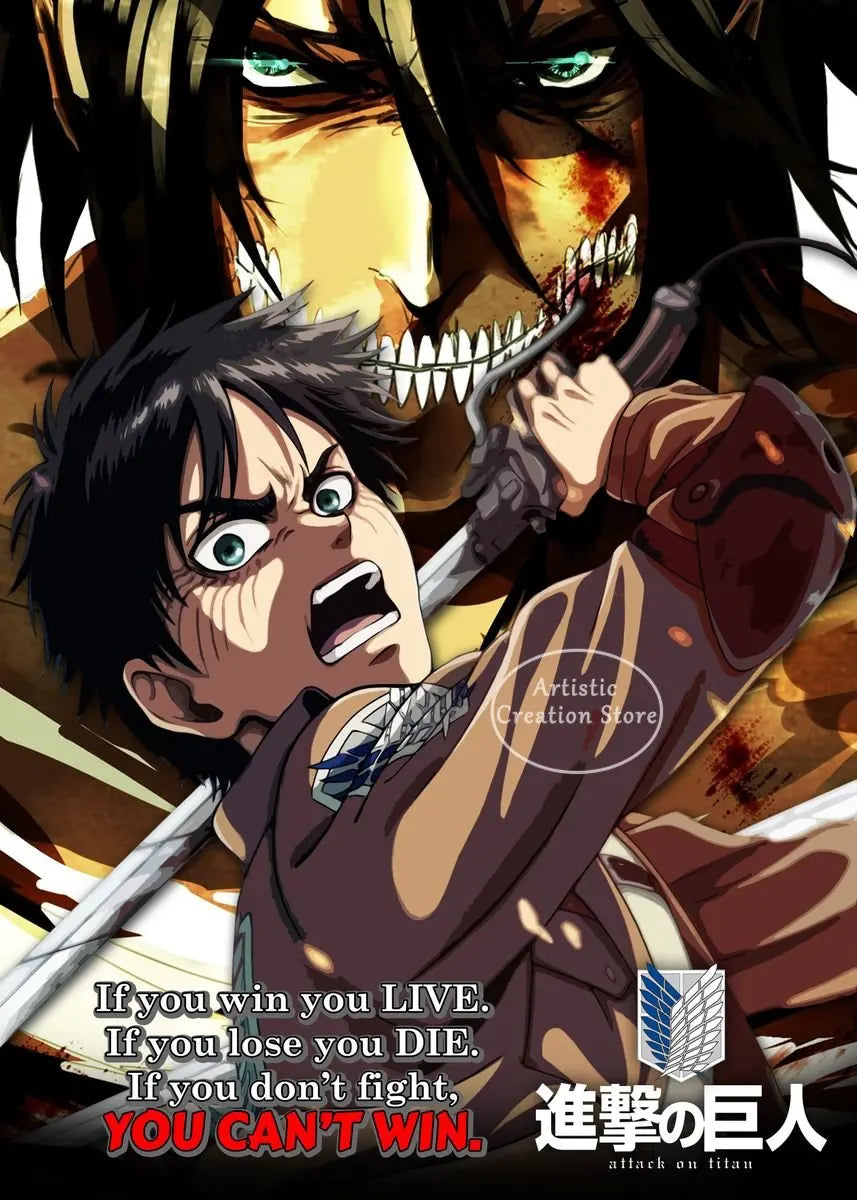Attack on Titan Canvas Posters