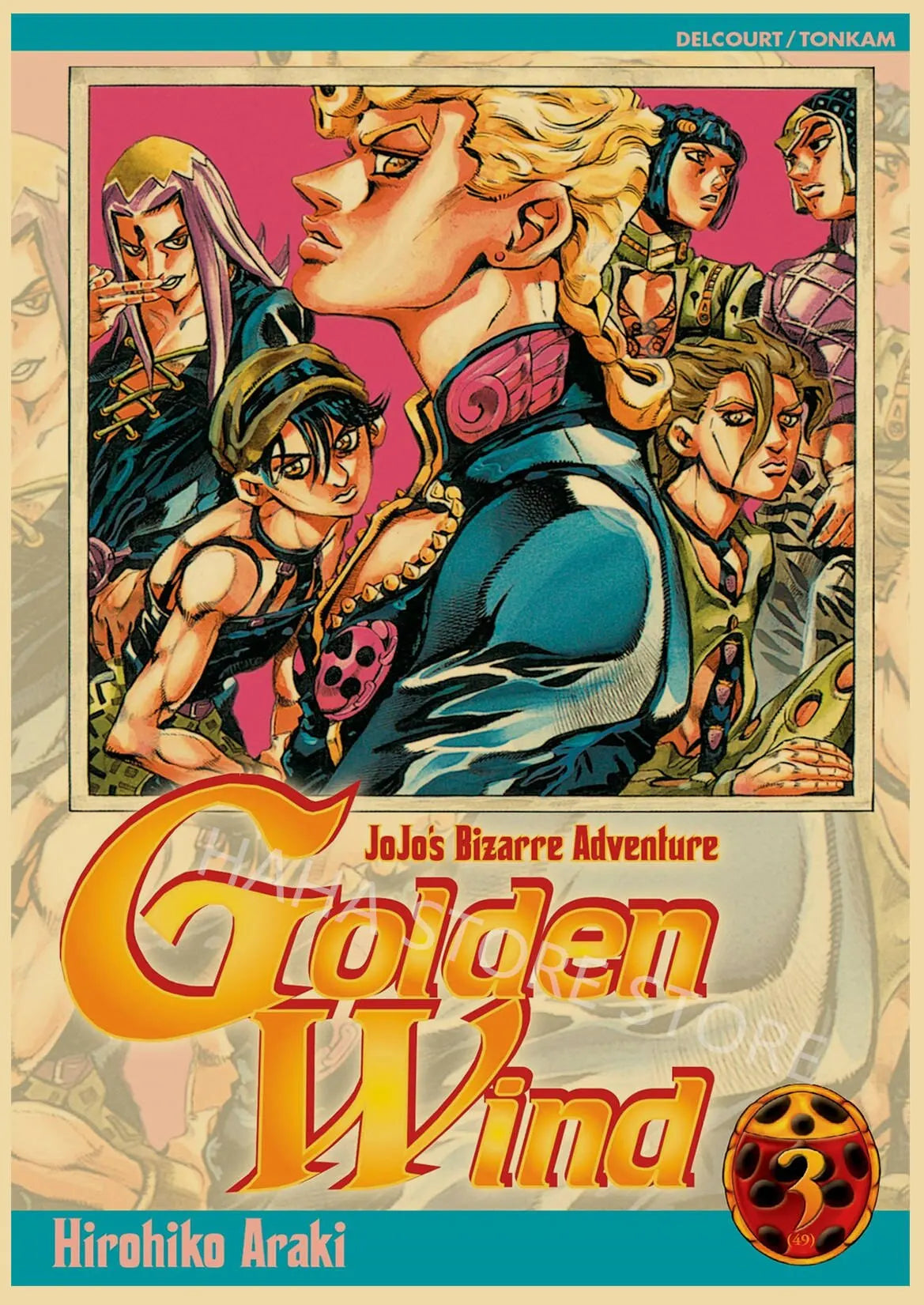 JoJos Bizarre Adventure Retro Posters