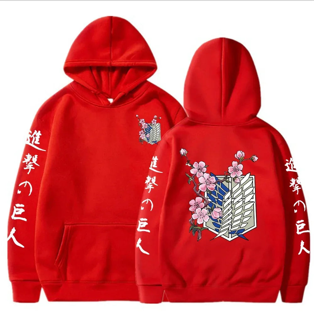 Attack On Titan Flower Hoodie