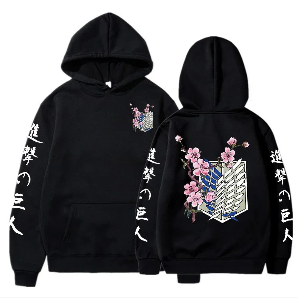 Attack On Titan Flower Hoodie