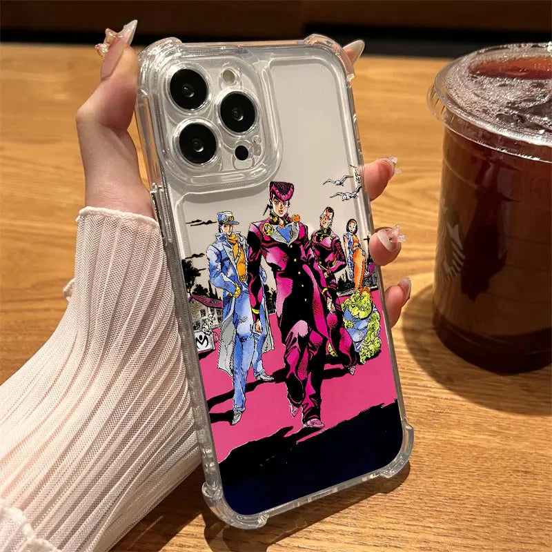 JoJos Bizarres Adventures Clear Case iPhone