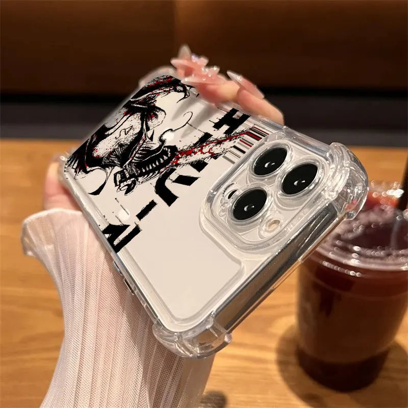 Chainsaw Man Clear Case iPhone