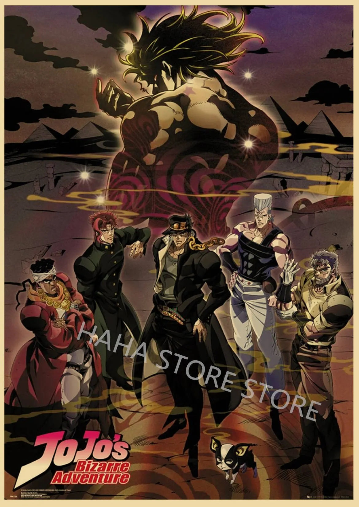 JoJos Bizarre Adventure Retro Posters