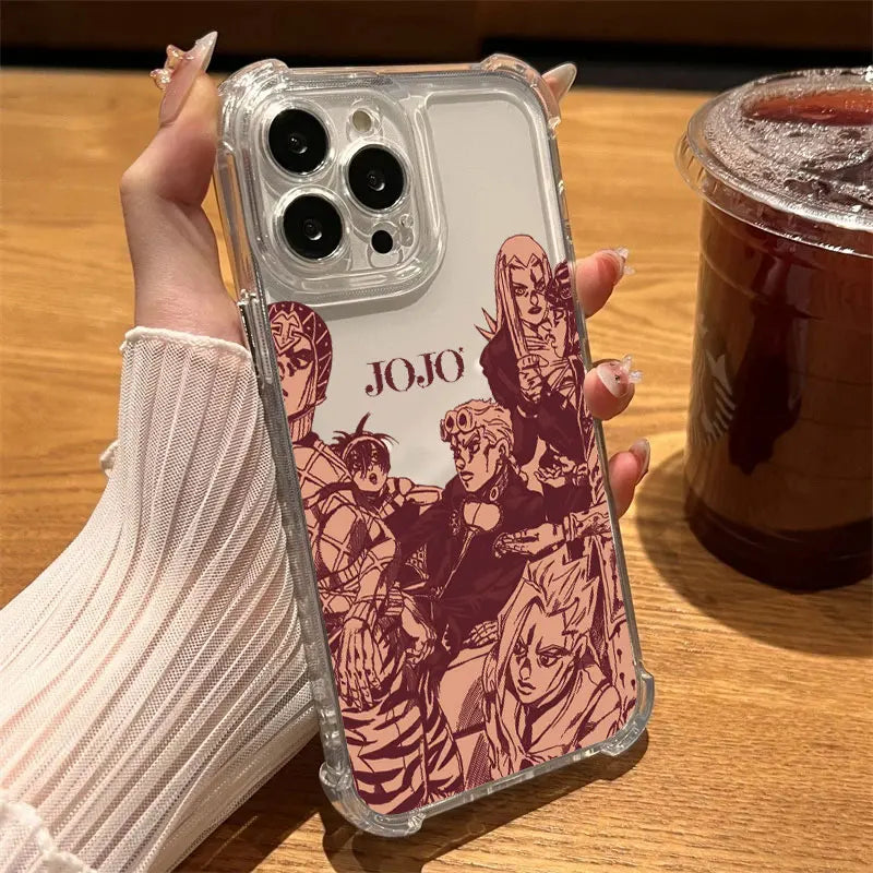 JoJos Bizarres Adventures Clear Case iPhone
